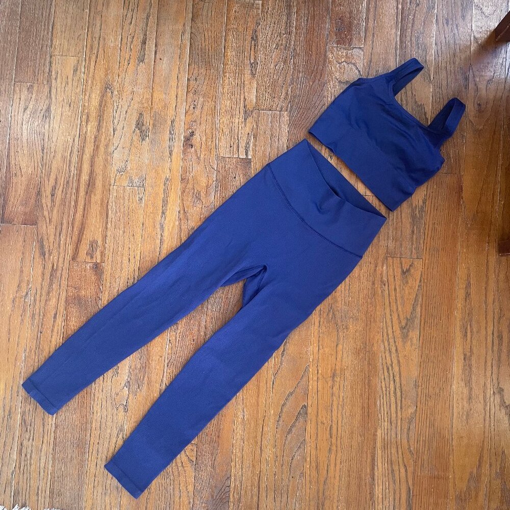 J.Crew Seamless leggings and sports bra pair